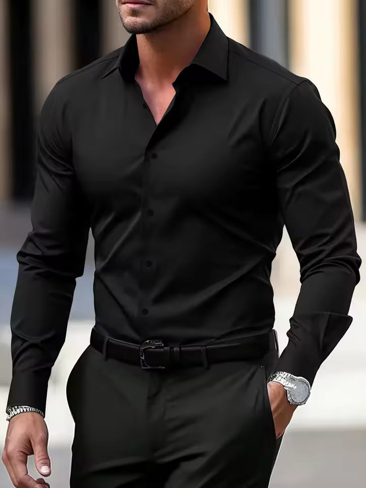 Camicia Uomo Business Slim Fit
